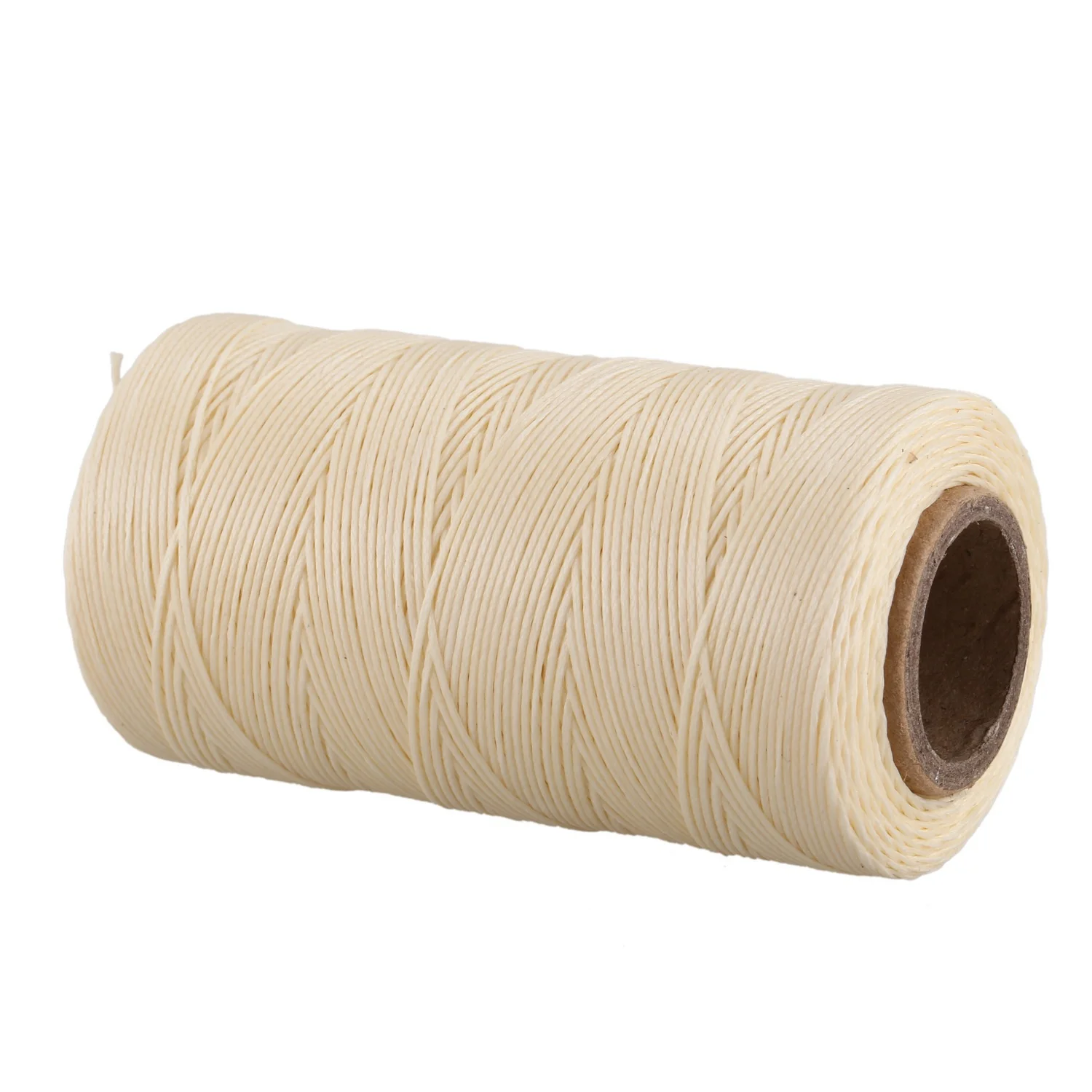 260M 150D 1MM Leather Sewing Waxed Wax Thread Hand needle Cord Craft DIY New Color:Cream-Coloured