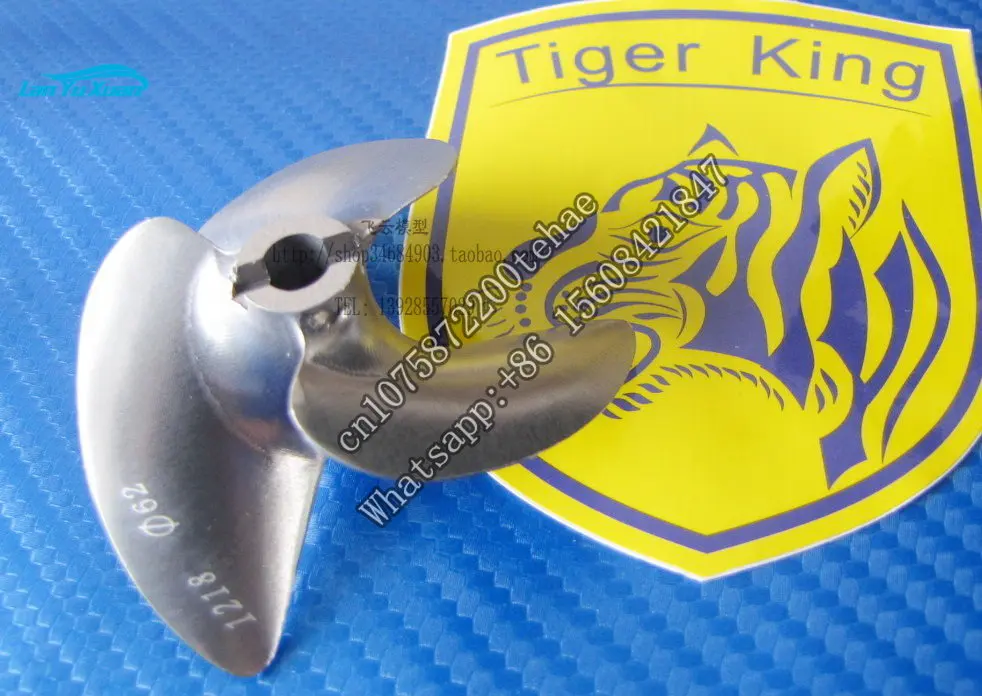 Tiger king methanol competition O boat uses propeller 1218 with a diameter of 50-58mm