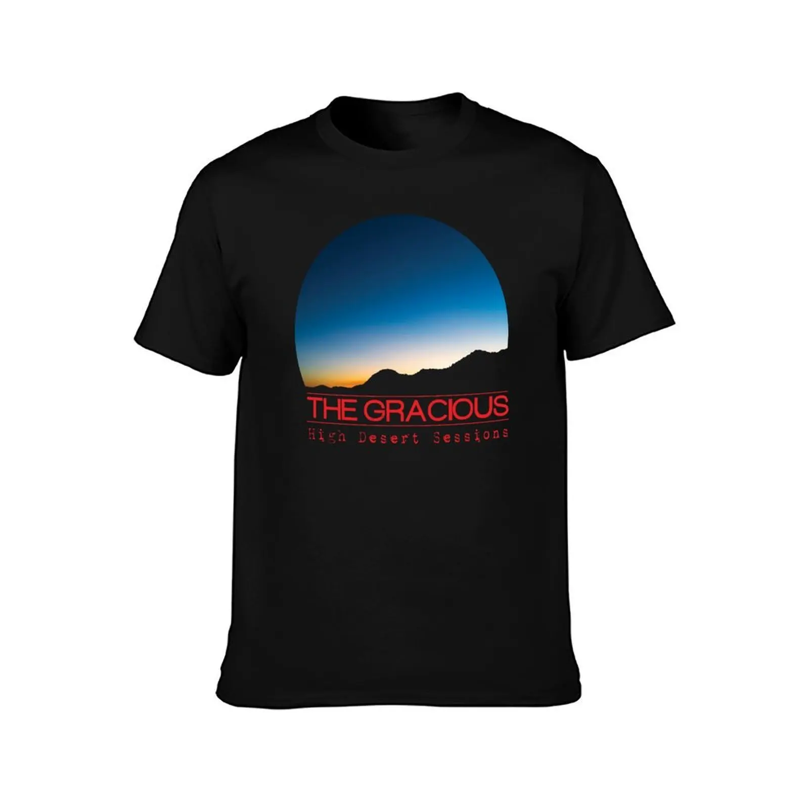 High Desert Sessions T-Shirt, Summer Casual Cotton Tee, Oversized Streetwear Tops, Vintage Graphic Print, Loose Fit Short Sleeve
