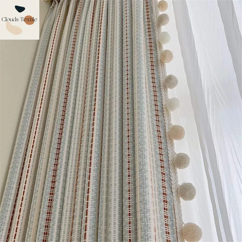 

Custom Size！！European Light Luxury Color Jacquard Retro Romantic Curtains for Living Dining Room Bedroom White Tulle Decor