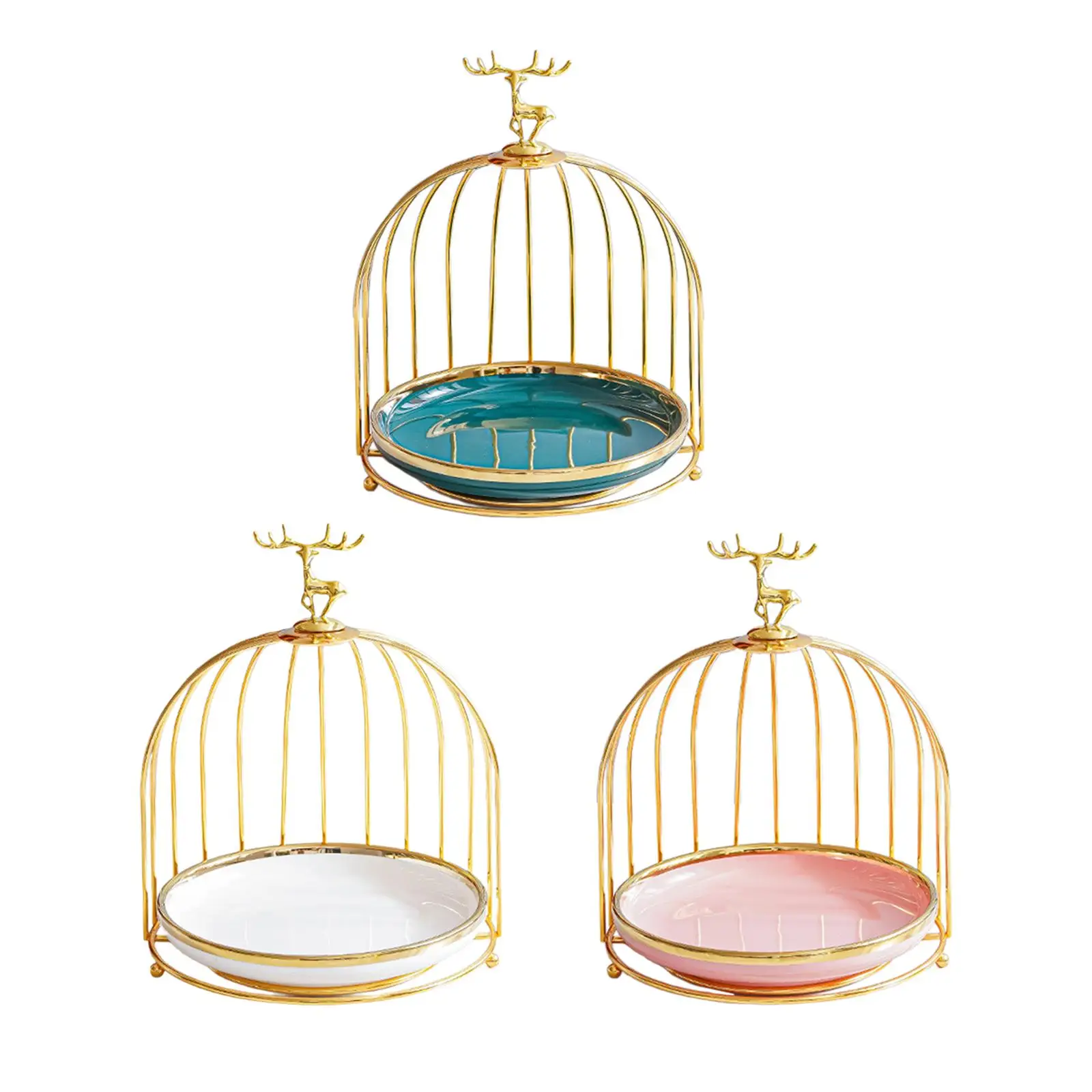 

Pastry Serving Stand Bird Cage Rack Table Centerpiece Decorative Stand Cookie