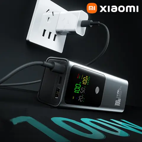 Xiaomi 50000mAh Portable Color Screen Power Bank Supports PD100W Bidirectional Fast Charging Suitable For IPhone Laptop Samsung