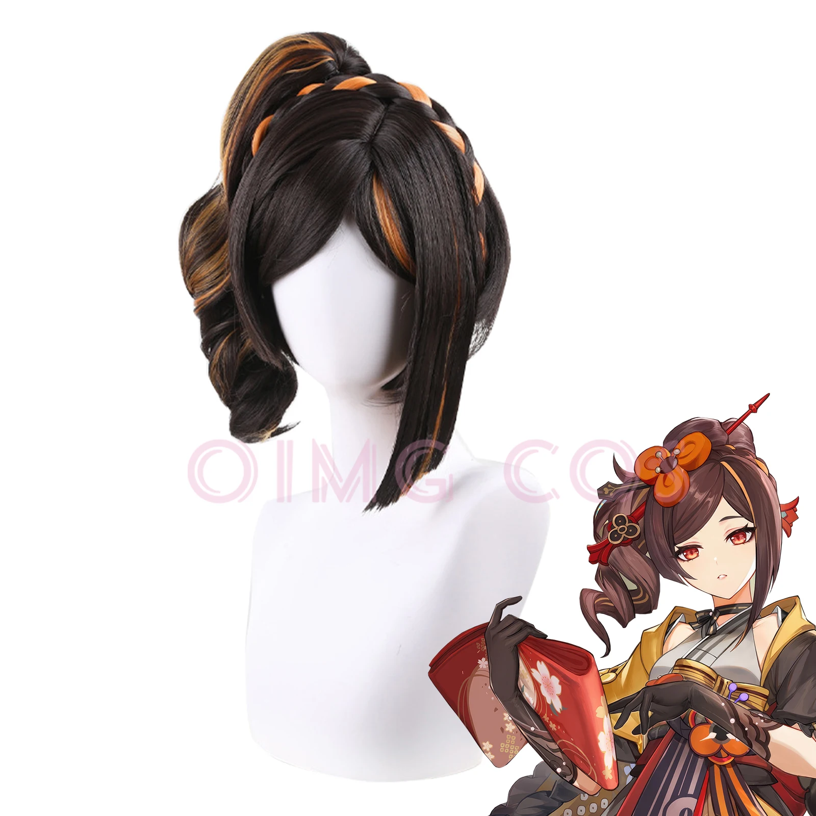 

Genshin Impact Chiori Cosplay Wig Anime Halloween Costumes for Women Game