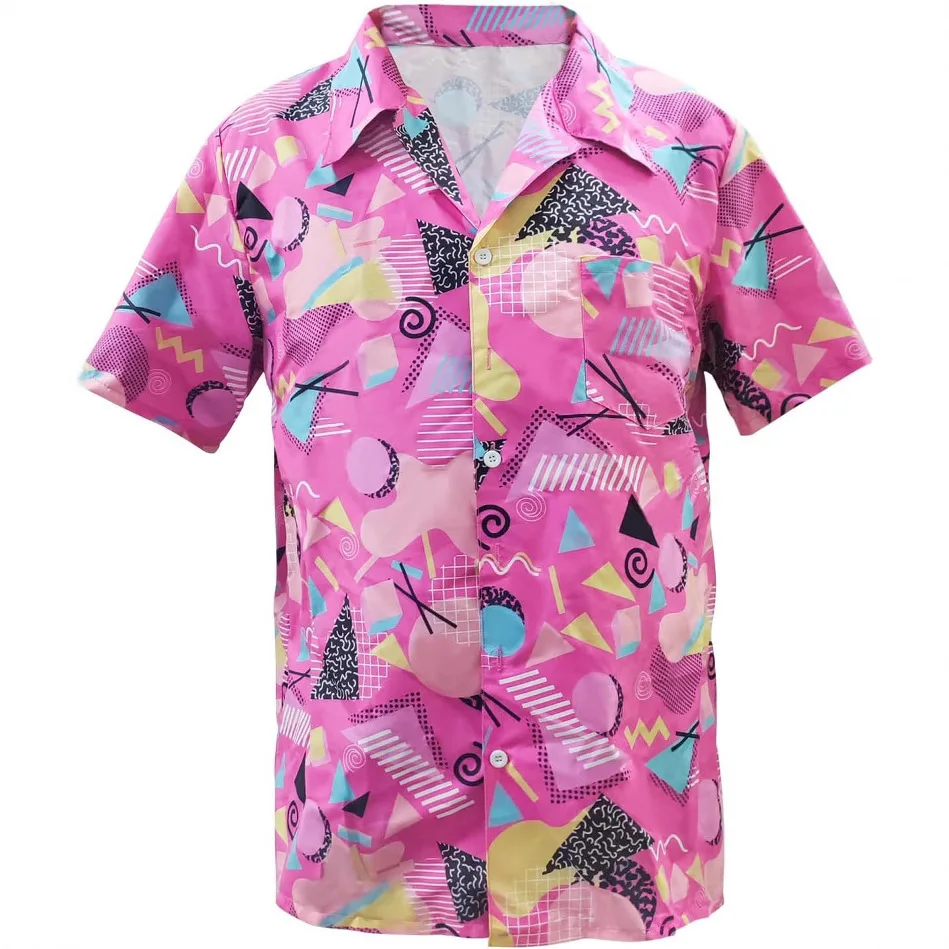 Casual Hawaii Beach ort Sve irt Men Women irt 8090s Sle Cross-Border Ebay Hot S Cusizable with Image