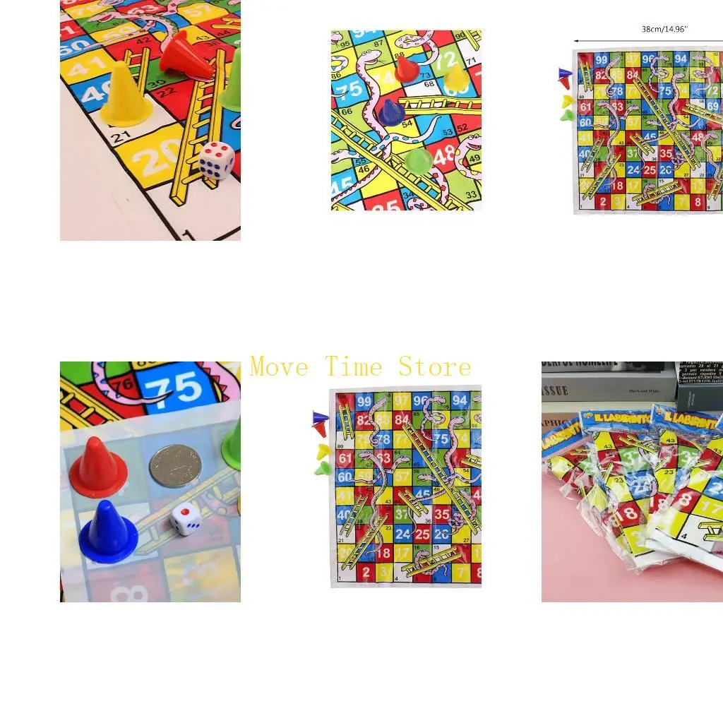 

92ME складная змеиная лестница, забавная игрушка, портативная настольная игрушка «сделай сам», студенческая образовательная