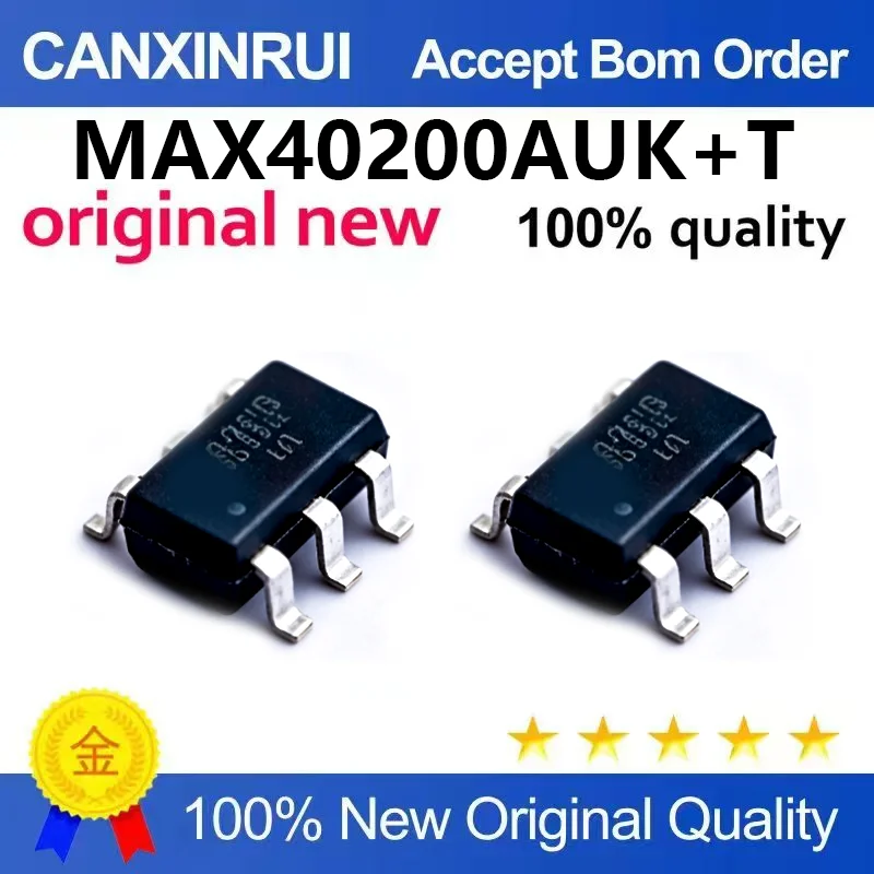 （5pcs-100pcs）Original genuine MAX40200AUK+T SOT-23-5 1A ideal diode chip with ultra-low voltage drop