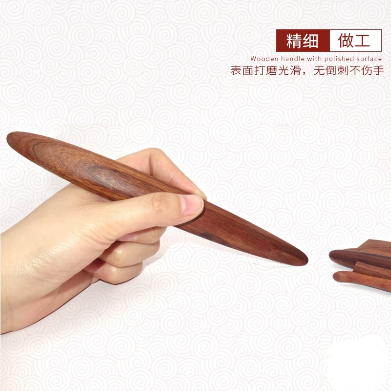 Redwood Mahogany Carving Tools DIY Soft Pottery Clay Pottery Modeling Carving Details Clay Shaping Knife