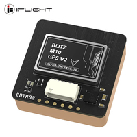 IFlight BLITZ M10 GPS V2 Compass Module QMC5883L Integrated 10 Hz Refresh Rate Built-in Flash 3.3-5.5V for FPV Long Range Drone