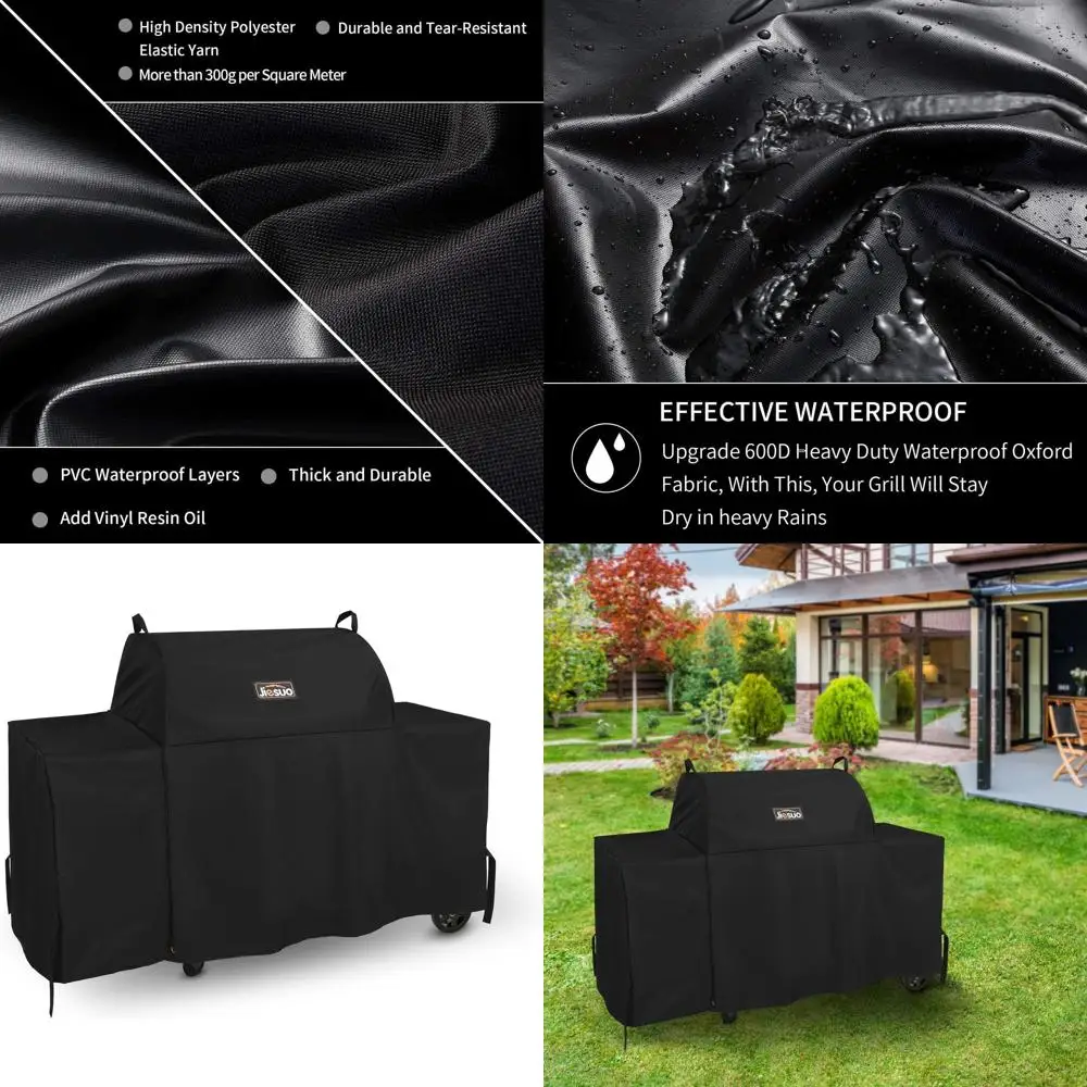 

Grill Cover for Woodridge Pro and Elite Models, Enhanced Zipper Feature