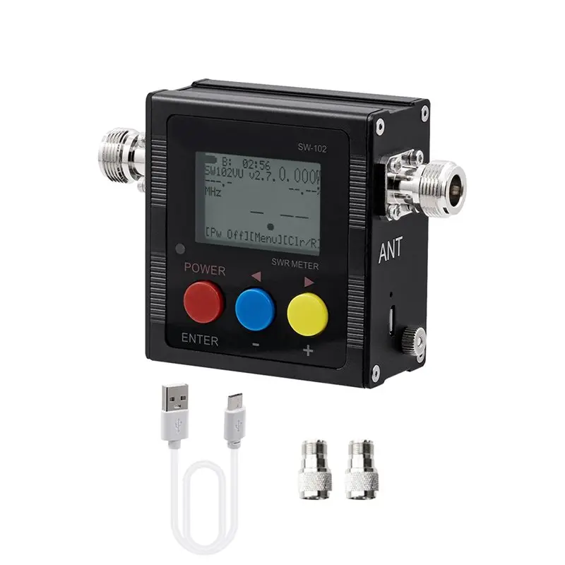 

PHILE-SW-102 Digital VHF/UHF 125-525Mhz Power& SWR Meter And Frequency Counter For Car Radio Systems
