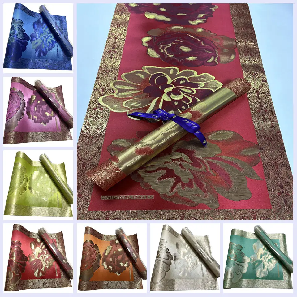 

African Headwrap & Gele Set - 2-Piece Premium Nigerian Fashion Hayes Style 48x218cm Headwraps Fabric for Wedding, Church TX-5