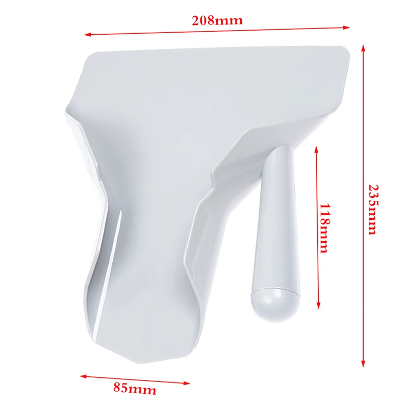 1Pcs Durable Plastic Chip Spoon French Fries Shovel Loader Chip Packaging Shovel Funnel Popcorn Fast Food Restaurant With Handle image 6