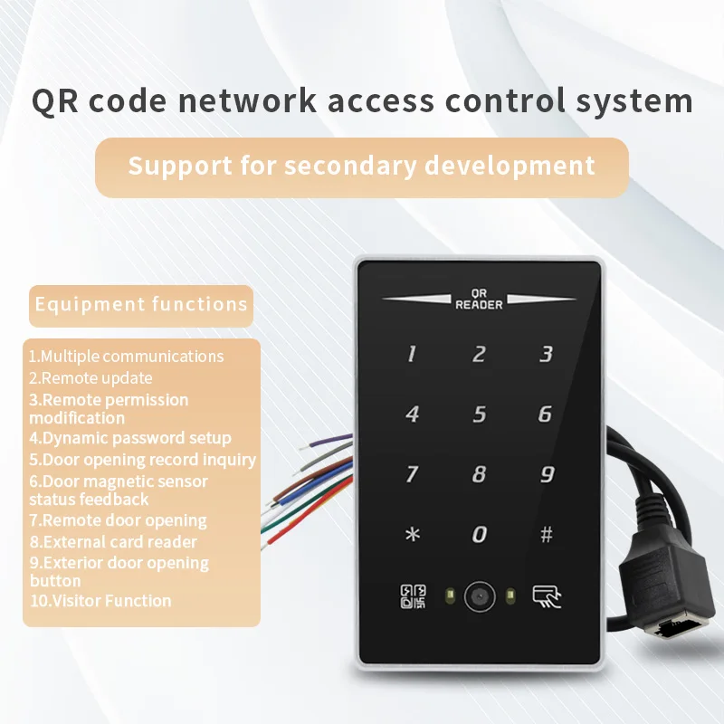 20000 Users RFID TCP/IP HTTP MQTT Network QR Code Access Control Machine Remote Control Provide API Development Package