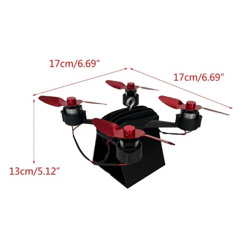 57QF مروحة مدفأة صغيرة 8 شفرات تعمل بالطاقة الحرارية مروحة موقد الخشب سجل حرق مروحة هادئة #6