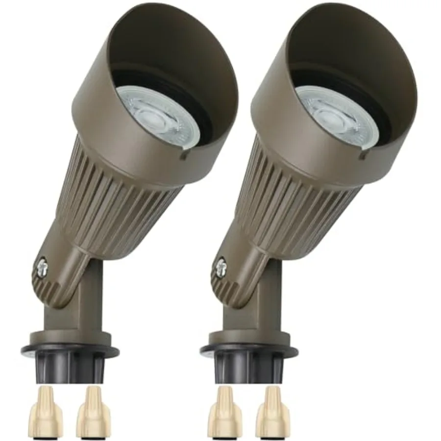

® Ландшафтные светильники 4W 12V, низковольтные ландшафтные прожекторы, теплый белый свет, водонепроницаемые, для улицы, со сменными светодиодными лампами