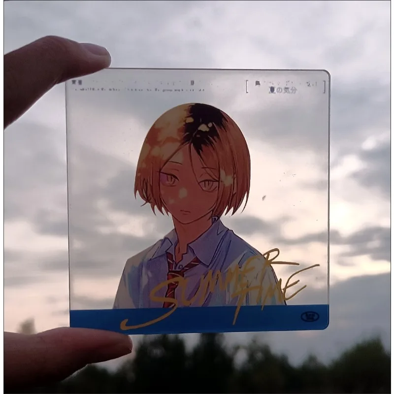 2Pcs/Set Cute Anime Photo Props Diy Cartoon Acrylic Transparent Card Collection Card Birthday Gift