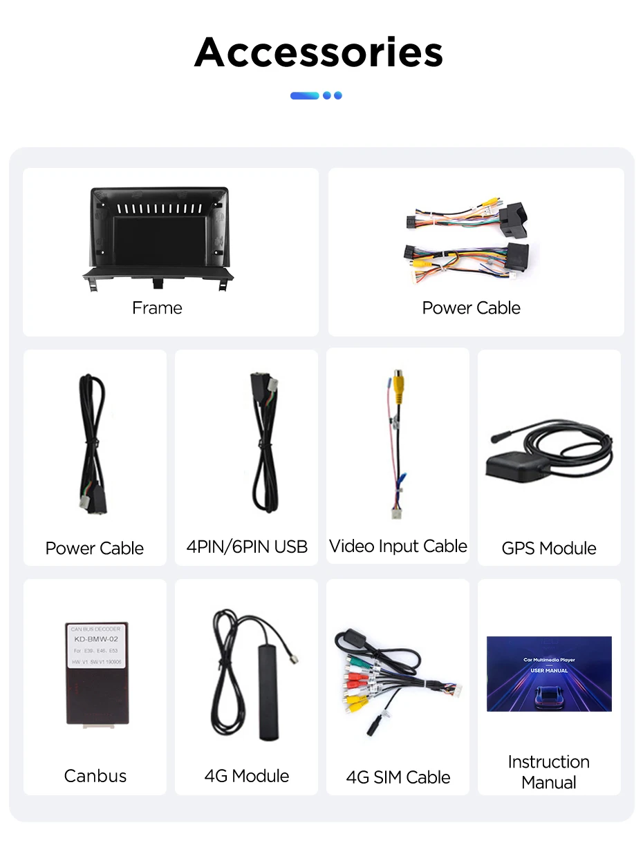 Junsun Android Auto Autoradio für Peugeot Partner 1 2002-2008 Partner Origin 1 2008-2011 Multimedia Wireless Apple CarPlay Smart Intelligent Systems IPS Touchscreen Stereo Video Player 2 Din Autoradio Head Unit Navigation BT GPS 4G WIFI FM AM DSP RDS SWC – Detail 19