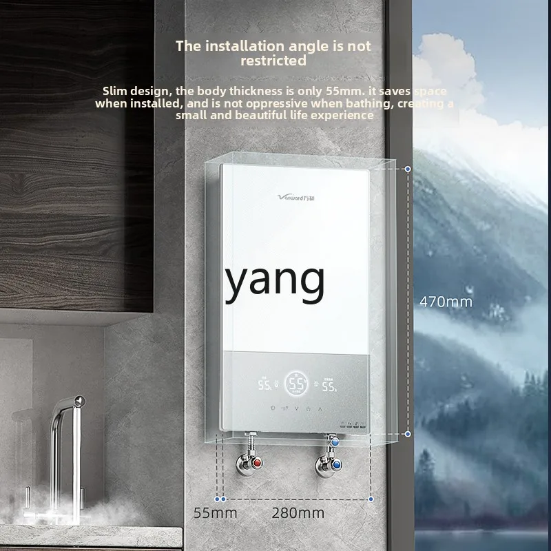 سخان مياه كهربي فوري CX درجة حرارة ثابتة تحويل التردد الحمام المنزلي تسخين سريع سخان مياه الدش