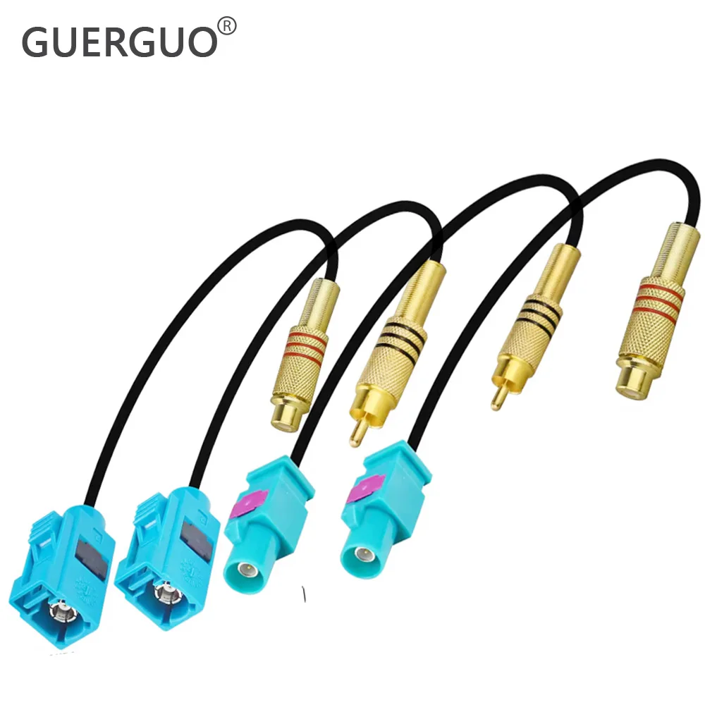 

Переходник видеокабеля RCA «папа-мама» Fakra Z «папа-мама» RF Коаксиальный RG174 Косичка для парковки автомобиля Реверсивная камера заднего вида