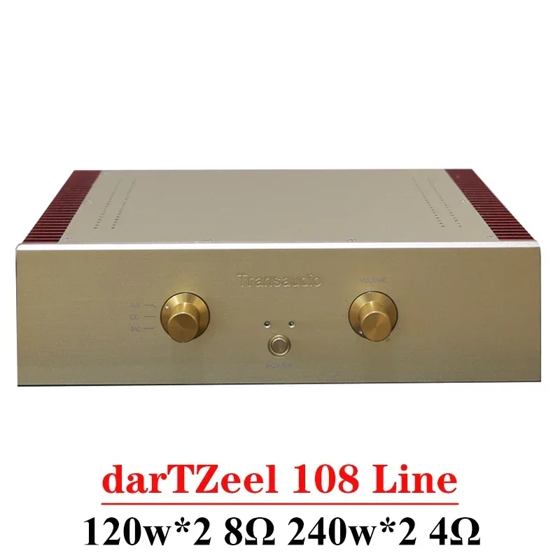 240w*2 1:1 Copy DarTZeel 108 Line Power Amplifier MBL PreAmplifier OPA604 High Power Combined HIFI Audio Amplifier