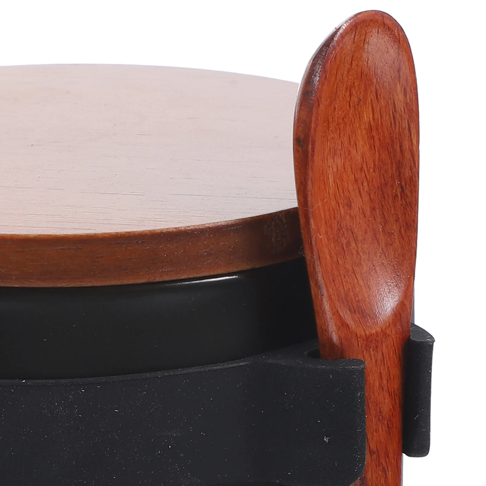 

150ml Ceramic Seasoning Canister Matte Finish Kitchen Spice Jar Salt Sugar Pepper Lid Spoon Ceramic Jar Spice Container