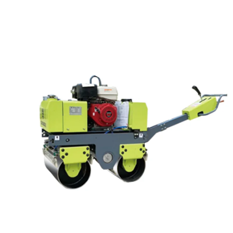 Vibratory Roller Micro Compactor Hydraulic Pump Brake Ride-on Compactor Double Drum Vibratory Asphalt Small Ground Roller