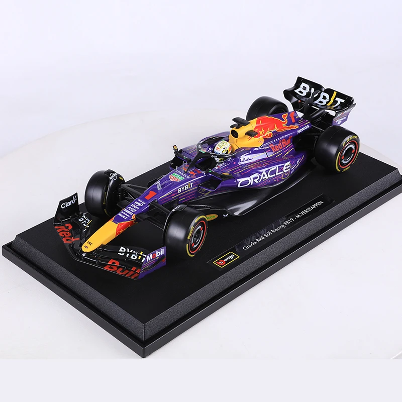 Burago 1:18 Oracle Red Bull Racing NO.1 RB19 M.VERSTAPPEN Alloy Luxury Vehicle Diecast Cars Model Toy Collection Gift