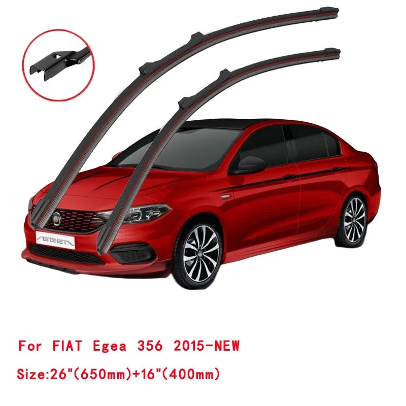 

For FIAT Tipo Egea 356 2015-2024 Car Windshield Wiper Blade Front Windscreen Brushes Washer Accessories Window Replacement Parts