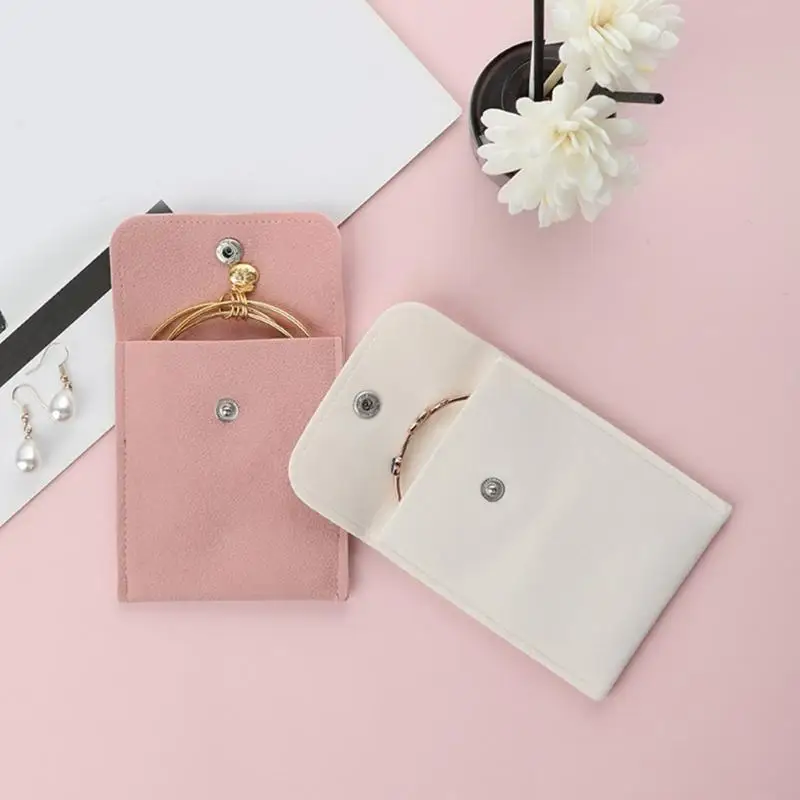 

12pcs Convenient Flannel Pouches Efficient Flannel Jewelry Pouches Set For Safe Storage And Stylish Gift Packaging
