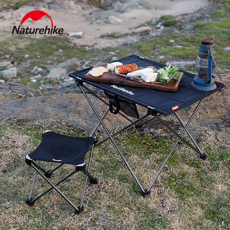 Naturehike Camping Portable Folding Stools Ultralight Aluminium Alloy Storage Chair Mini Fishing Chair Ultralight Picnic Seat