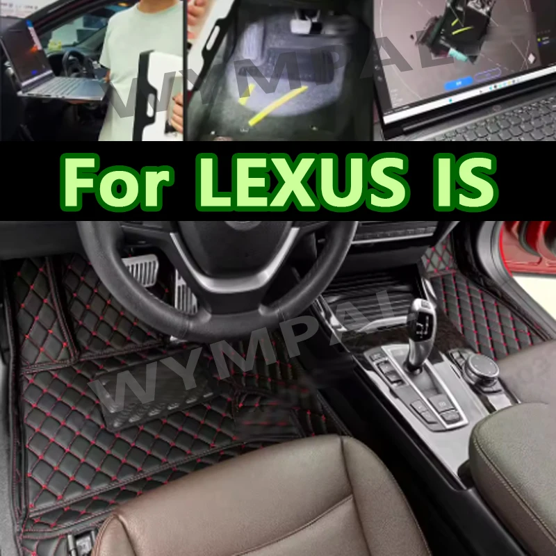

Luxury Car floor mats for LEXUS IS series 200 300 300C 250 250C 2008 2009 2010 2011 2012 Custom auto foot Pads automobile carpet