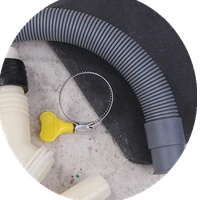 

【eru】Адаптер дренажного тройника, фитинг дренажной трубы для слива сушильной машины с удлиненным дренажным шлангом