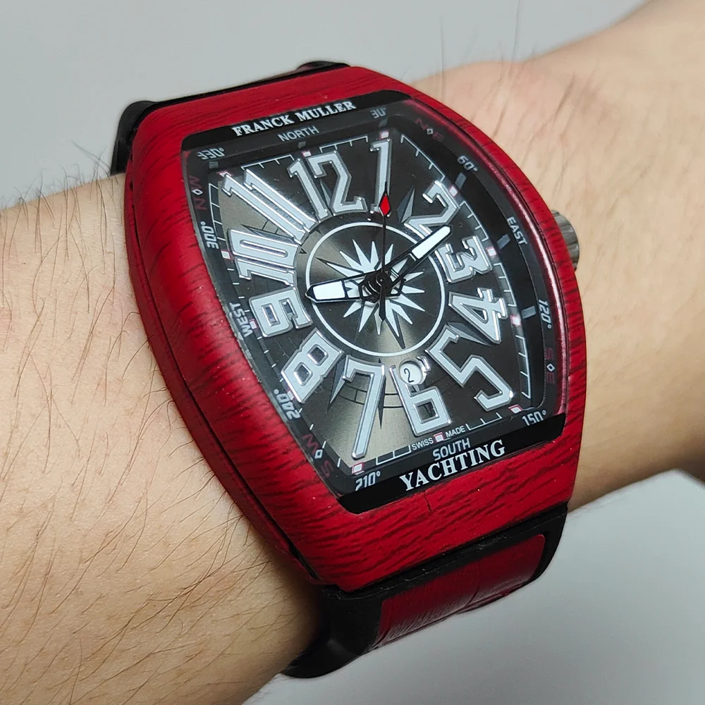 

Luxurious AAA FRANCK MULLER Brand Geneva Watches For Mens High Quality Multifunction WristWatch Business Top Male Clocks