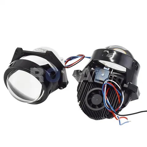 रोनन न्यू 3.0 बाई एलईडी प्रोजेक्टर लेंस हेडलाइट 3R G5 90W D19T 6000LUX सफ़ेद रंग यूनिवर्सल कार हेडलैंप रेट्रोफिट स्टाइलिंग 8 best sales प्रोजेक्टर लेंस - №7