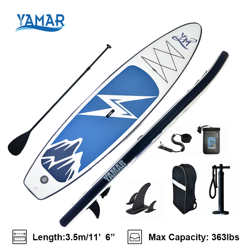 

YAMAR MARINE 3.5m Inflatable Stand Up Paddle Board SUP Board for Adults Surf board stand up paddle board for Long board