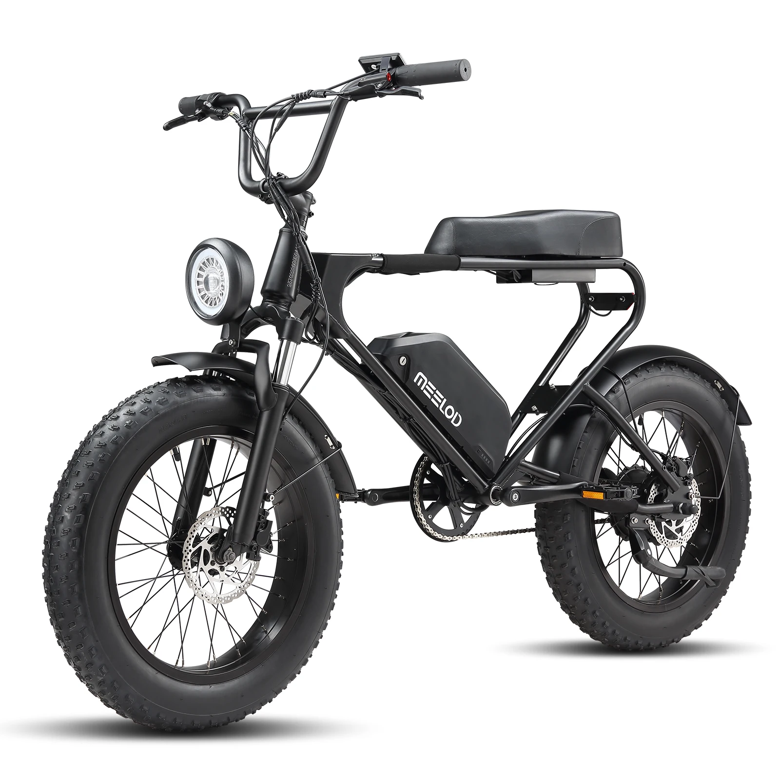MEELOD DK200 adult E-bike 1008W 48V 12.5Ah battery commute Electric Bike,20-inch Fat Tire E-Mountain bike