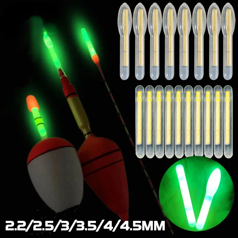 

2.5-4.5mm Night Fishing Float Rod Lights Lightstick S L Light Dark Glow Stick Useful Fishing Fluorescent Lightstick Accessories