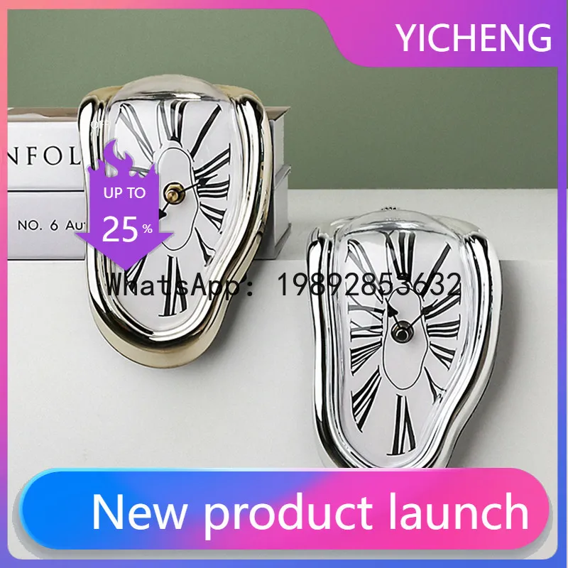 

XL light luxury irregular shape watch ornament modern art personality fashion living room decoration