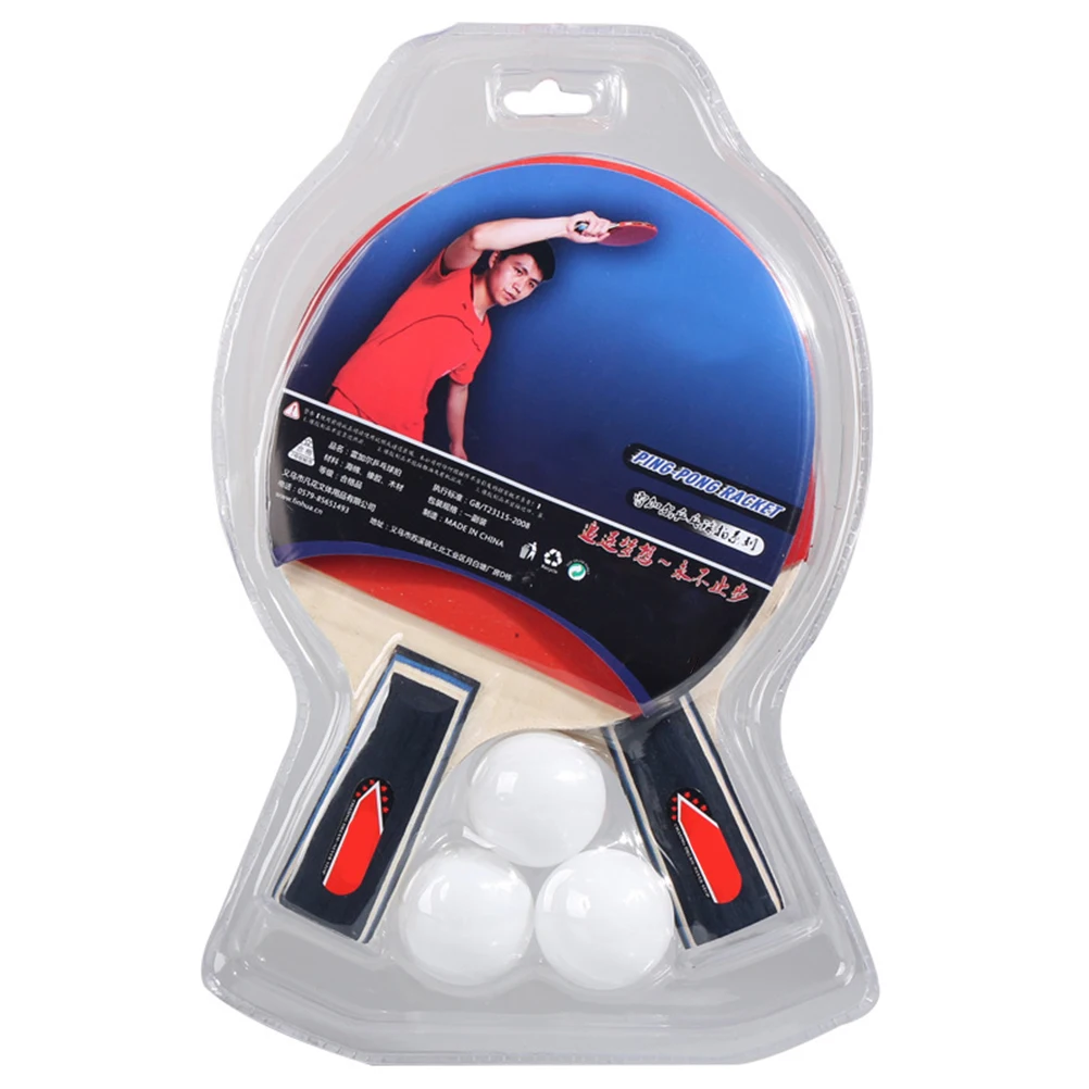

Table Tennis Racket Anti-slip Grip Pong Paddle Six-star Training Racket High-elastic Sponge Surface Suitable All Ages Beginner