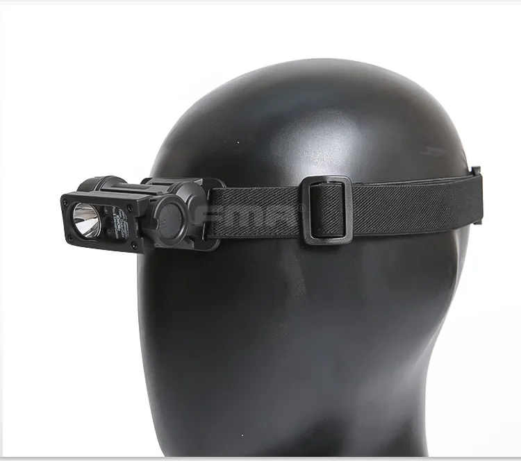 FMA Tactical Compact II IR LED Headlamp Portable Outdoor Signal Light / Helmet Rail Shroud Mount