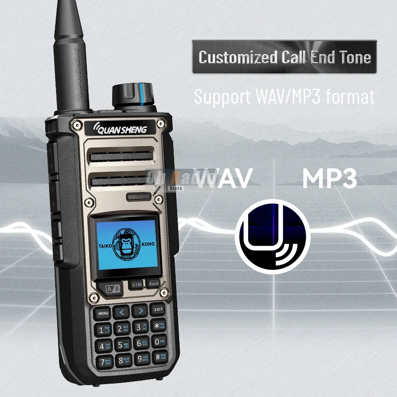 2PCS Quansheng TK11(8) 10W Walkie Talkie AM FM SSB Dual Receiver Magic Voice Spectrum Analyzer Frequency Meter SAME TK11 8 Radio