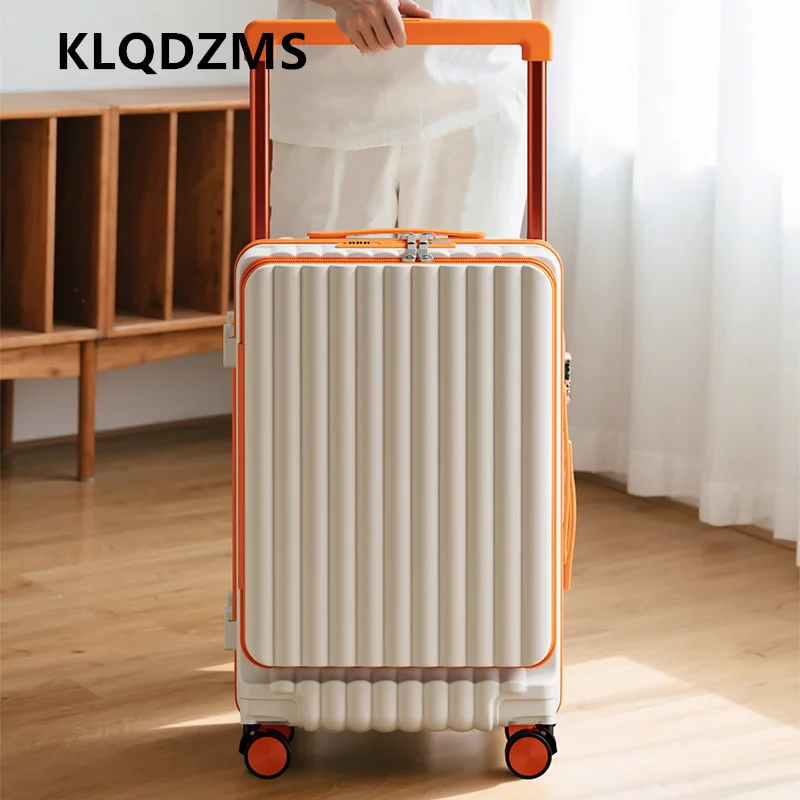 

KLQDZMS New 20"24"26 Inch Luggage PC Boarding Box Men's Trolley Case Cart Style Travel Bag Women's Password Box Cabin Suitcase