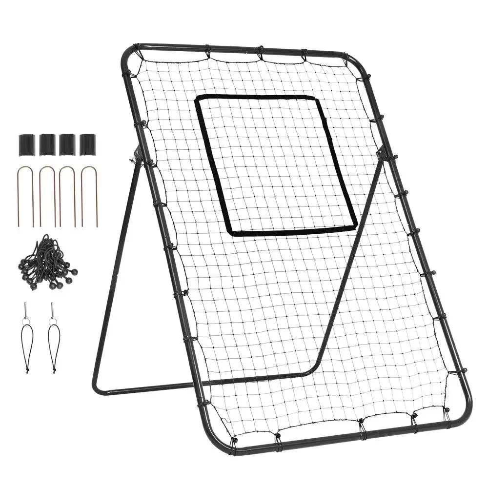 

Baseball Softball Rebounder Net 4x6ft PitchBack Adjustable Angles