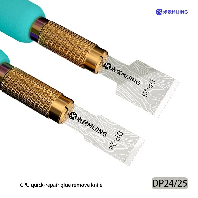 MIJING DP24/25 Multifunctioal CPU IC Glue Removal Blade Set Glue Remover Knife Blade Motherboard BGA Chip Glue Cleaning Tools