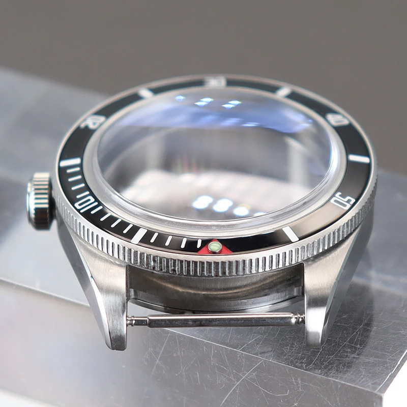 Fenya 38mm Modified Replacement Watch Case Sapphire Crystal Glass For Seiko Nh35 Nh36 Nh34 Nh38 Movement 28.5mm Dial Waterproof