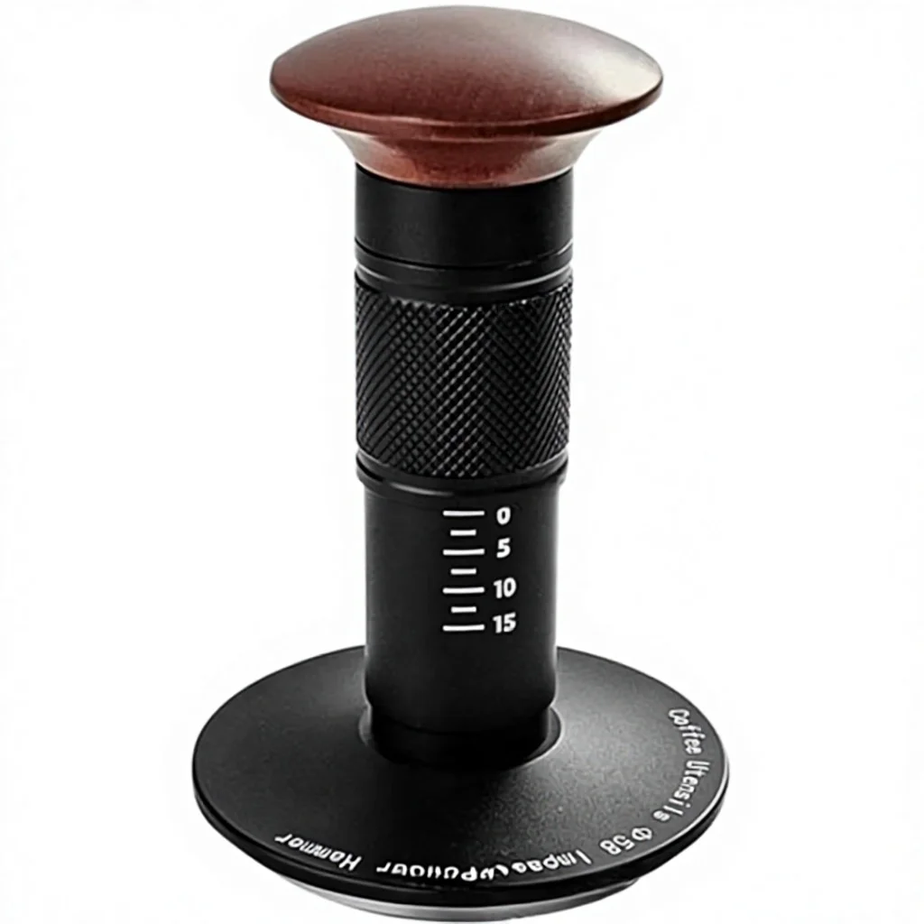 Coffee Accessories Premium Barista Tools Stainless Steel Coffee Tamper Adjustable Pressure Coffee Tamper 58mm Espresso Tamper
