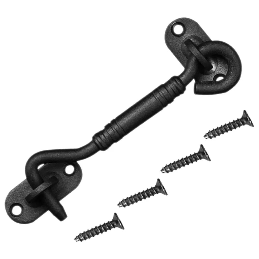 

1Set Barn Door Lock Stainless Steel 201 Hook Lock Latch Durable Gate Latch for Privacy Screen Door Latches and Locks