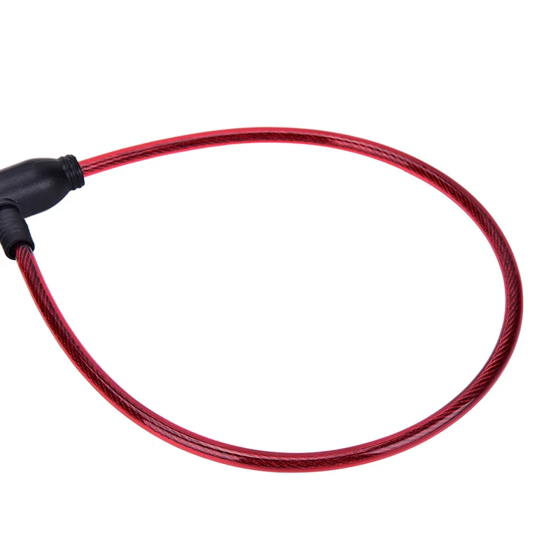 ركوب الدراجات 8x640mm كابل مضاد للسرقة دراجة دراجة سكوتر قفل أمان مع مفتاحين