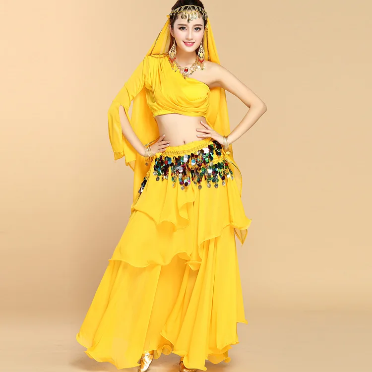 wholesale-new-belly-dance-practice-set-indian-dance-stage-performance-suit-big-swing-skirt-diagonal-shoulder-practice-suit-wome