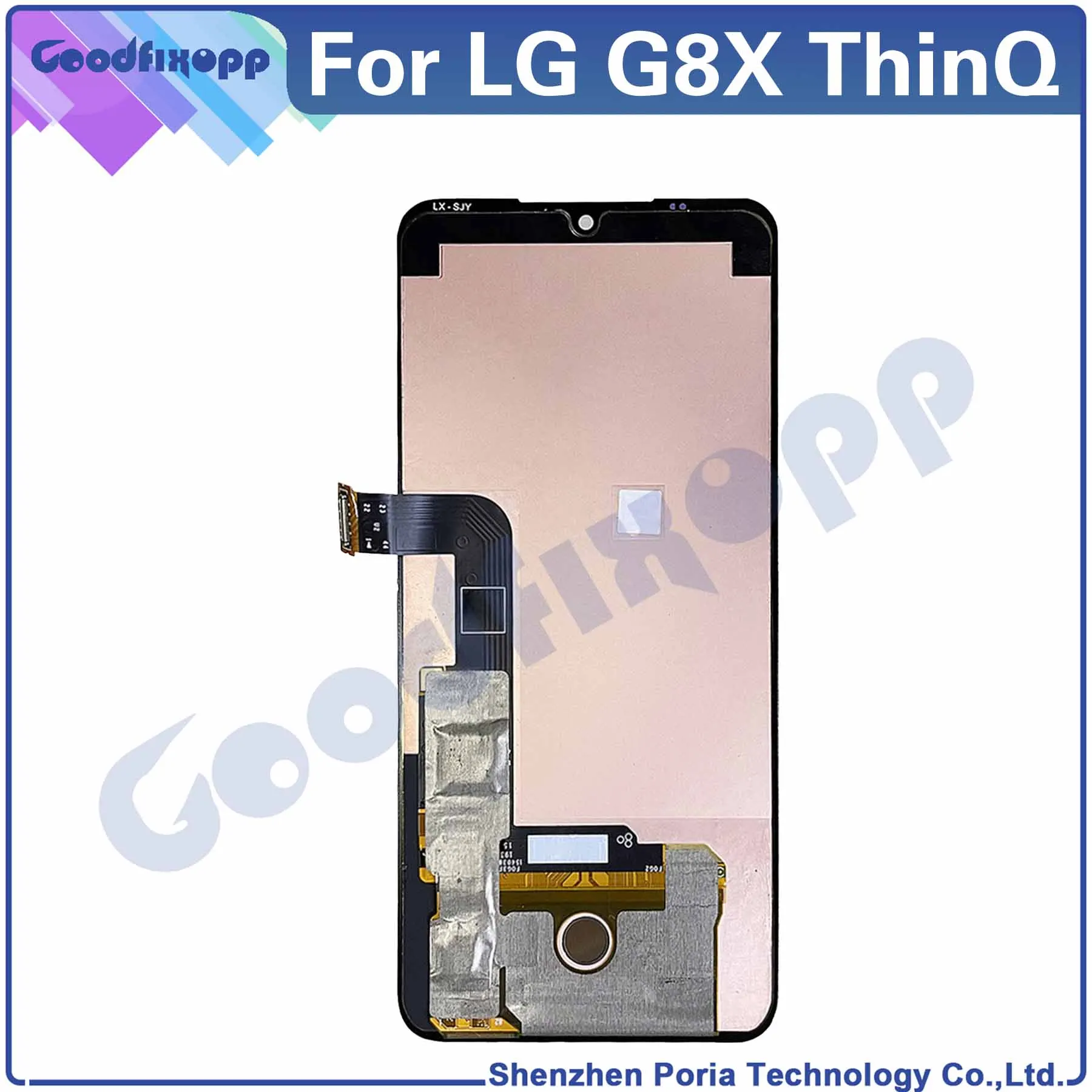 For LG G8X ThinQ LM-G850 901LG LCD Display Touch Screen Digitizer Assembly Repair Parts Replacement